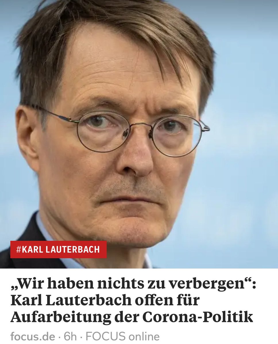 Darum sind die #RKIProtokolle auch geschwärzt, weil sie eben nichts zu verbergen haben 😉

#RichtigErinnern #LauterbachLügt