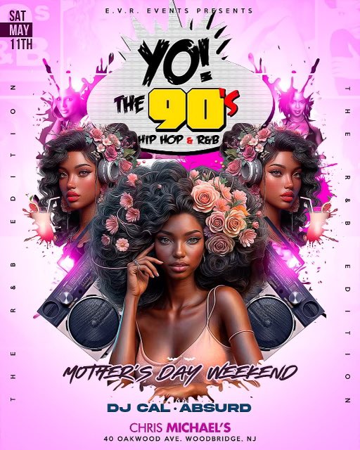 ‼️‼️‼️‼️
MOTHER’S DAY WEEKEND..!!
SATURDAY MAY 11th..
@chrismichaelsnj
@yothe90s THE R&B EDITION
Sounds By: @djabsurd @djcal18
Drinks By: @lady_m_promotions & @mario_koles
@EndlezzEntertainment #Bar #Club #Lounge #Music #Dancing #Dance #Nightlife #90sHipHop #90sRnB #90sReggae