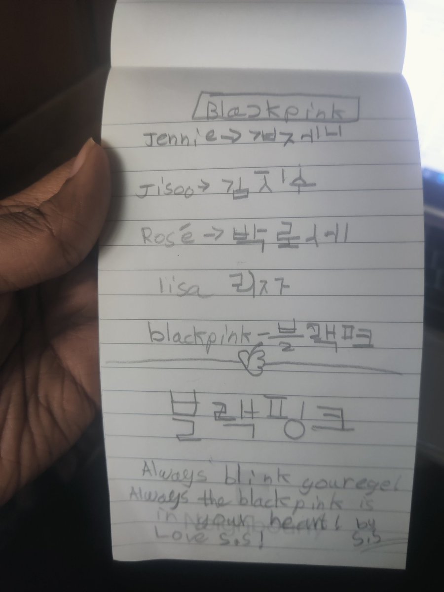 My 9 yr old niece wrote some Korean words on her own copying from YouTube because she likes blackpink songs. K pop is sweeping Indian kids and teenagers everywhere. I heard of some kids in bellampalli that watch BTS videos 🙏🏼