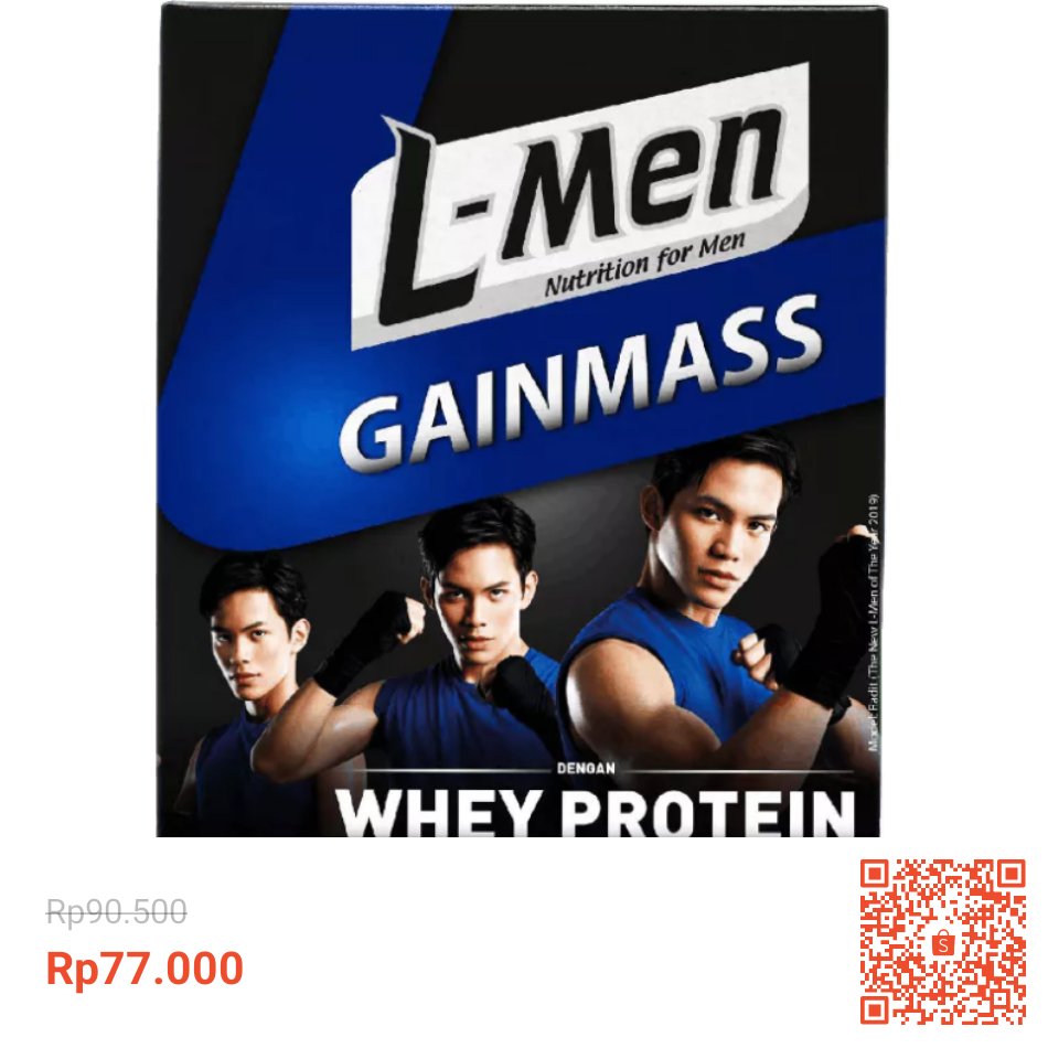 supriyatin1888's tweet image. #LMEN
#RACUNSHOPEE
#GRATISONGKIR
#VIRALDITWITER
Temukan dan dapatkan L-Men Gain Mass Chocolate 225 gram - Suplemen Penambah Massa Otot Tinggi Whey Protein hanya Rp77.000 di Shopee sekarang juga! shope.ee/4ptAMQc6oh?sha… #ShopeeID