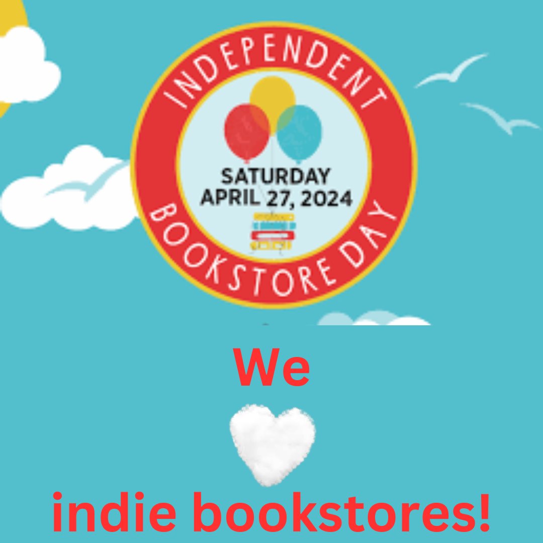 Happy #IndieBookstoreDay! We ❤️ #independentbookstores and hope you take time to visit and support your favorite #indiebookstore today and beyond! 📚

#supportindiebookstores #indiebookshops #localbookstores #buylocal #indiebooksellers #bibliophilesunite