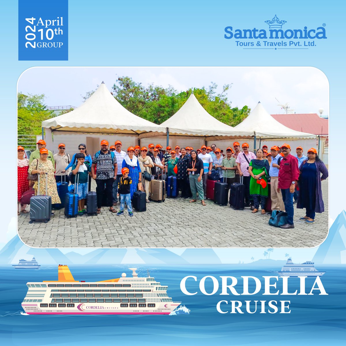 🚢✨Smooth sails, endless smiles! Our Cordelia Cruise group tour concluded with unforgettable memories and new friendships.

Here's to the adventure that brought us together! 🚢✨ #CordeliaCruise #grouptourmemories