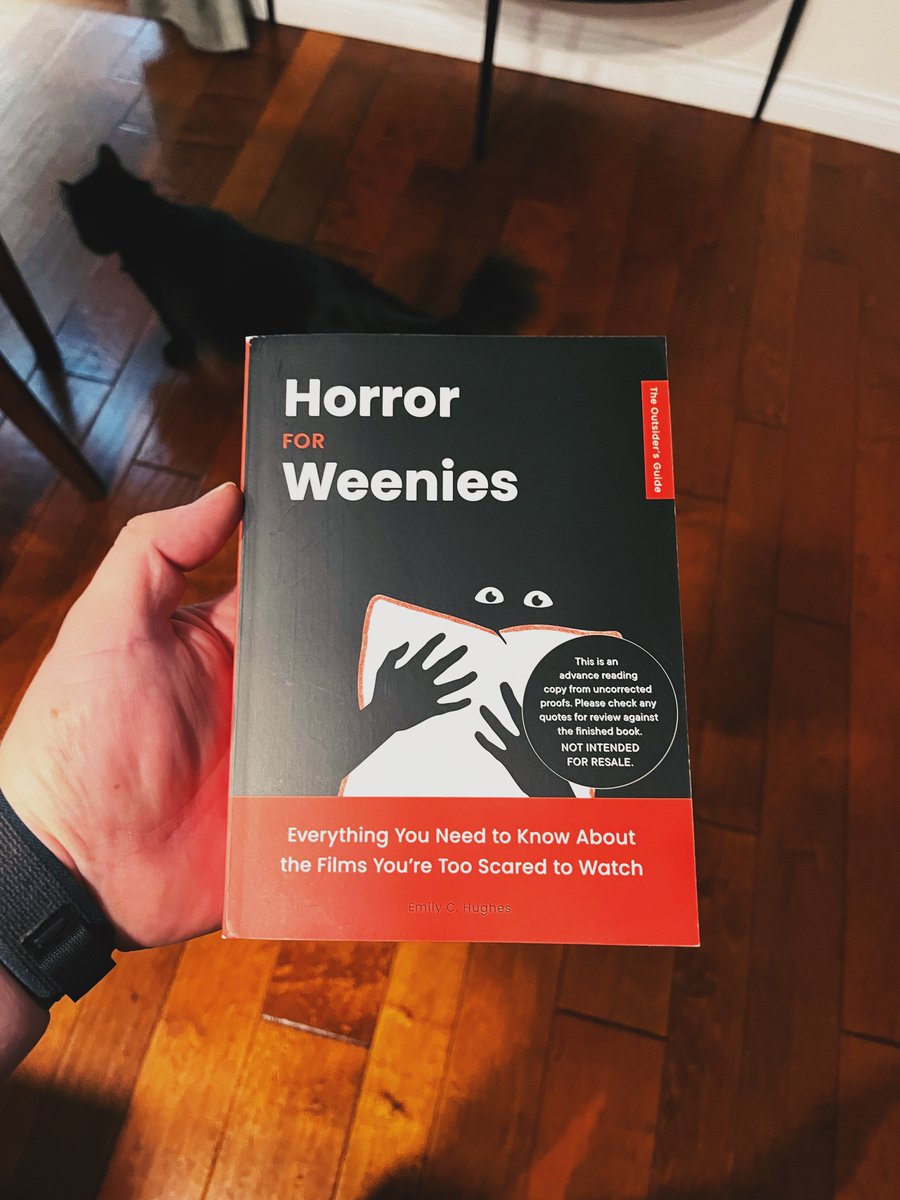 Hey, @emilyhughes has landed at the Hawk Nest. This one looks extra fun! HORROR FOR WEENIES hits shelves on September 3, 2024 from @quirkbooks. Preorder today: penguinrandomhouse.com/books/756651/h…