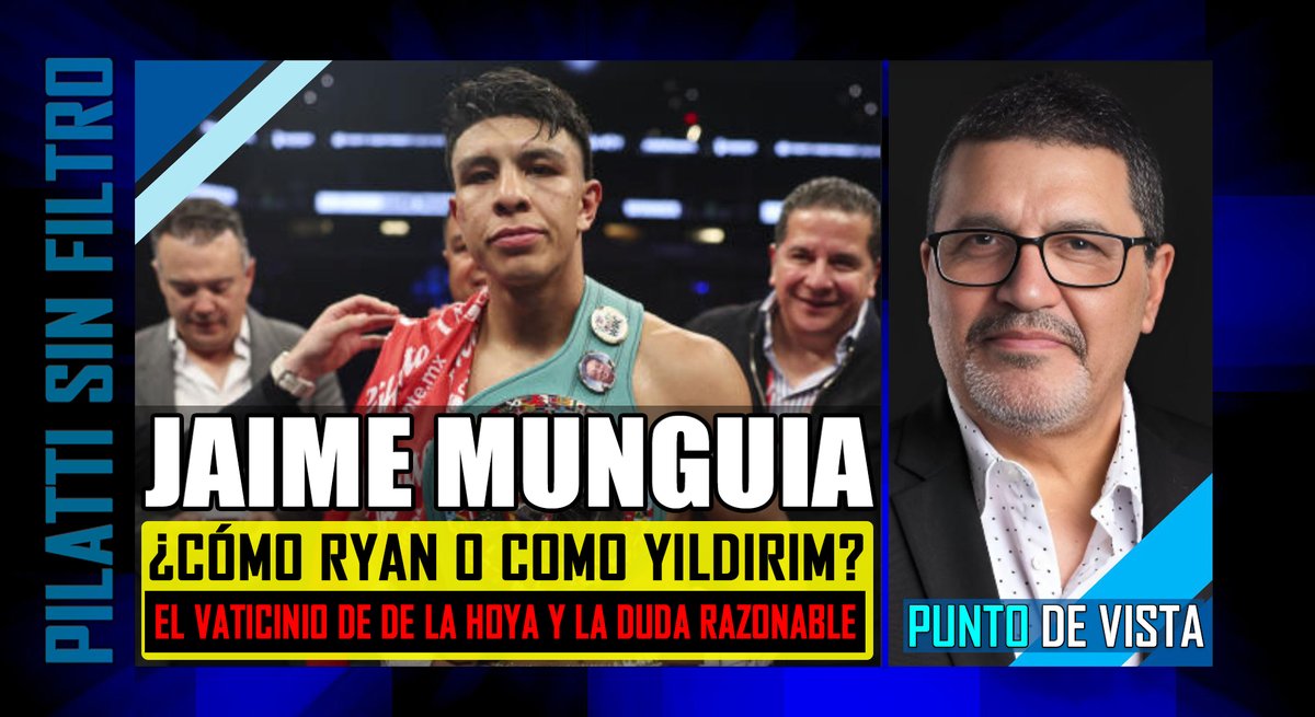 PUNTO DE VISTA: MUNGUIA X 2
De la Hoya vaticina que Munguia será la cara del boxeo junto con #RyanGarcia  luego del 4/5. Ryan lo logro mientiendo, ¿en que miente Munguia? Este video lo aclara 👉youtu.be/JXzje8KUJD8
#CaneloMunguia #Canelo #boxeo