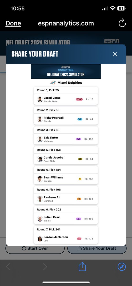 hellothere389's tweet image. Just 2 more days till the draft. 1 more mock draft, a full 3 round mock draft of all the teams.