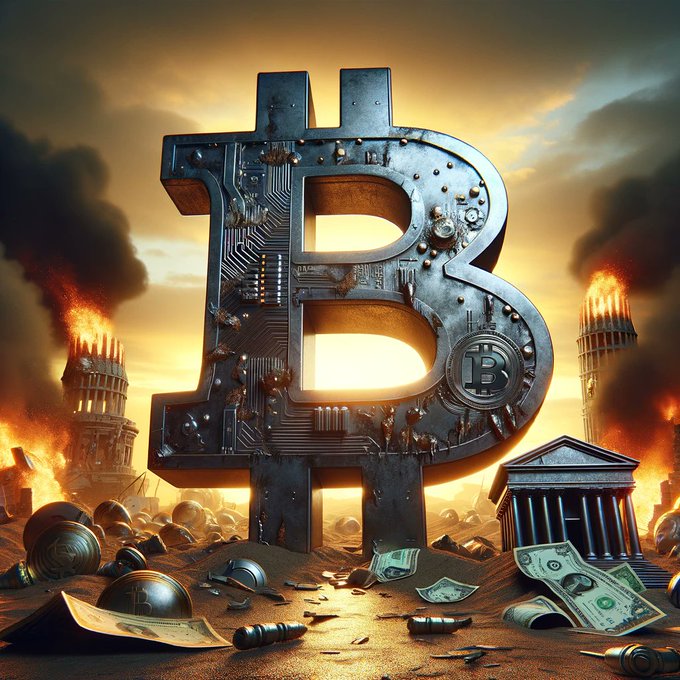 #Bitcoin 
Making Central Banking obsolete
#pow #etf