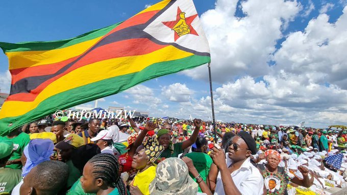 To survive in peace and harmony, united and strong, we must have one people, one nation, one flag. #Zimbabwe #Vision2030 #nyikainovakwanevenevayo