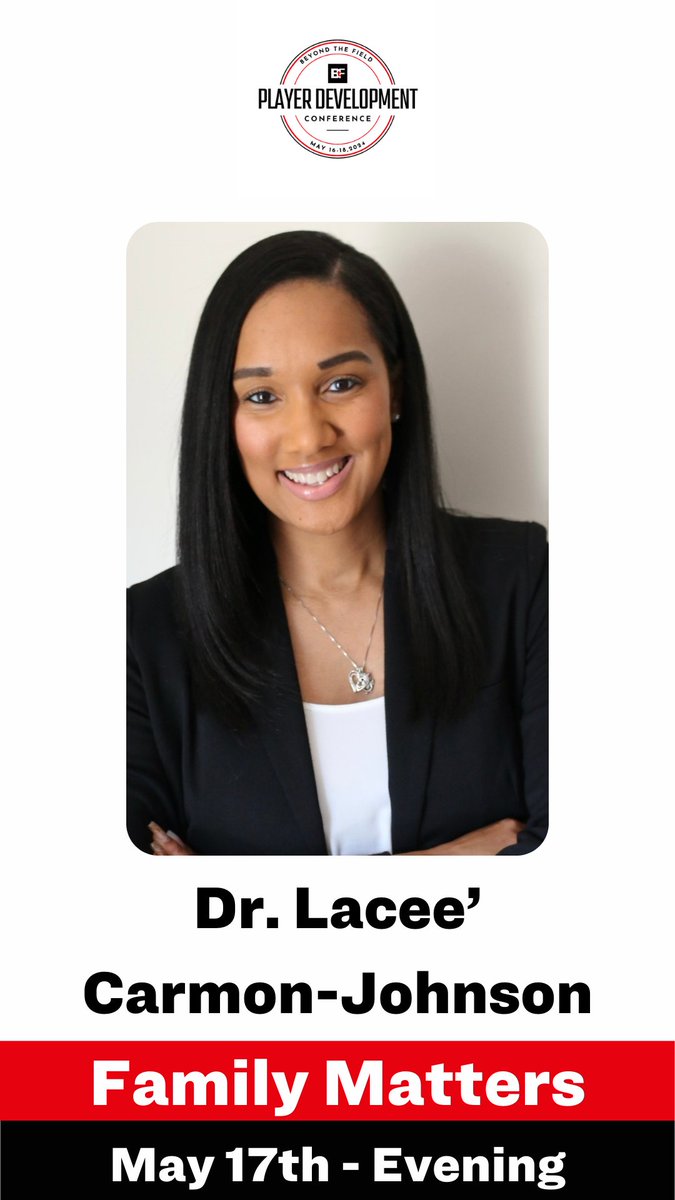 2024 Player Development Conference SPEAKER ANNOUNCEMENT @MRScoachlacee will be speaking at the 2024 Player Development Conference. Title: Family Matters When: Friday, May 17th, Evening Purchase YOUR Ticket here: btfprogram.com/pdconference #PlayerDevelopment