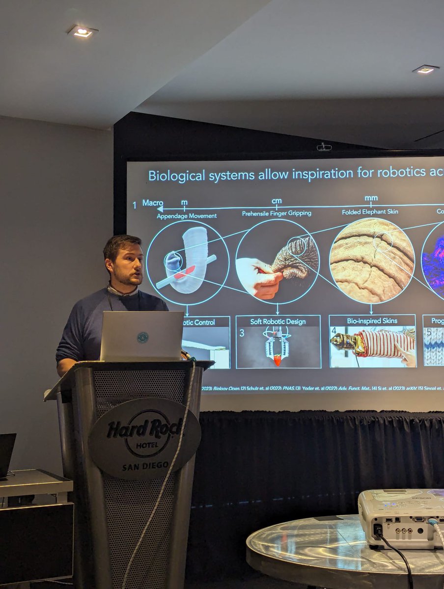 Last week I got to present at @IEEEorg #Robosoft2024 on all things elephants! It was awesome to see how many @SICB_DCB_DVM folks were there sharing their work and connecting with robotics folks! Got to see @EMBiRLab1 @C_A_Harvey @ngravish to name a few!