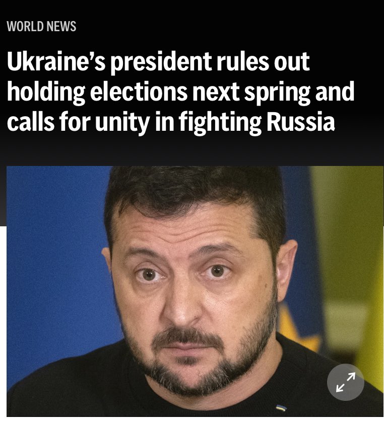 Quick question - The $61 billion we are sending Ukraine…for the defense of democracy and whatnot…. Does it buy a presidential election there, or nah? Call me old fashioned, but I prefer democracies that hold elections.