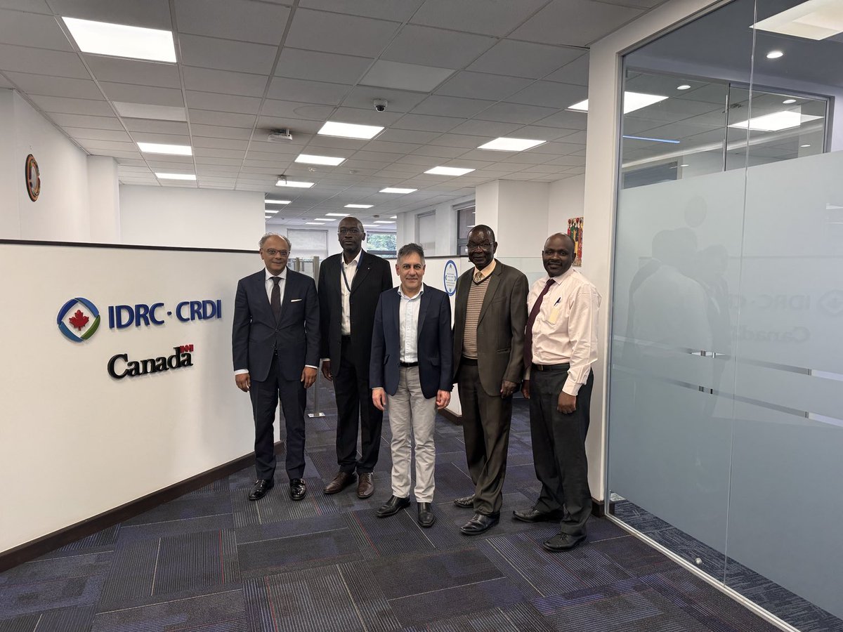 Tonny Omwansa (PhD) (@tomwansa) on Twitter photo Spent a morning with the leadership of <a href="/IDRC_CRDI/">IDRC | CRDI</a> reflecting on the growing national #innovation system, its foundations, progress and prospects. Collaboration to enhance it, outcomes and impact! Joined by Prof Ogada, Board Chair.
<a href="/KevitDesai/">Kevit Desai</a> <a href="/KENIAupdates/">Kenya National Innovation Agency (KeNIA)</a> Spent a morning with the leadership of <a href="/IDRC_CRDI/">IDRC | CRDI</a> reflecting on the growing national #innovation system, its foundations, progress and prospects. Collaboration to enhance it, outcomes and impact! Joined by Prof Ogada, Board Chair.
<a href="/KevitDesai/">Kevit Desai</a> <a href="/KENIAupdates/">Kenya National Innovation Agency (KeNIA)</a>