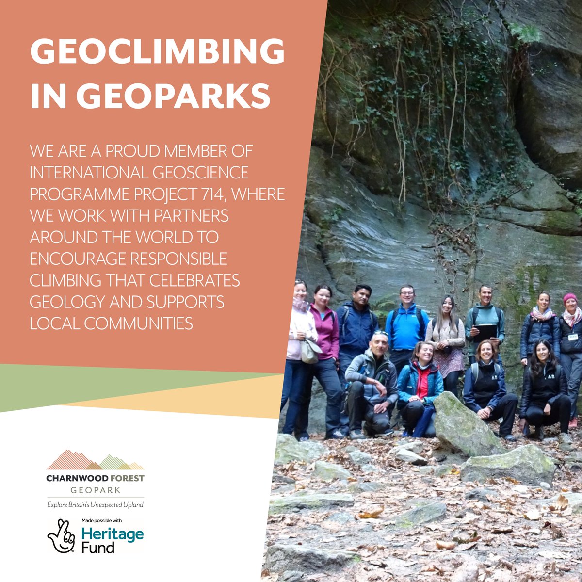 🌍 We're proud to be part of International Geoscience Programme Project 714, which supports the promotion of geoclimbing in geoparks.

🧗 By learning from our friends around the world we can have more climbing opportunities, better conservation, and stronger local economies.