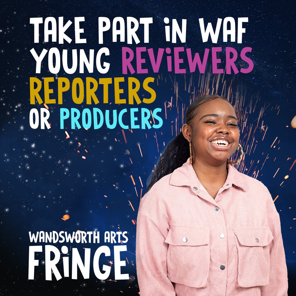 Our friends @WAFfringe are searching for the next generation of Arts Producers, Critics and Reporters! Applications are open for their three creative industry projects for young people aged 14 – 19, who live or study in #Wandsworth. Apply by 29 April> bit.ly/WAFYP_Apply