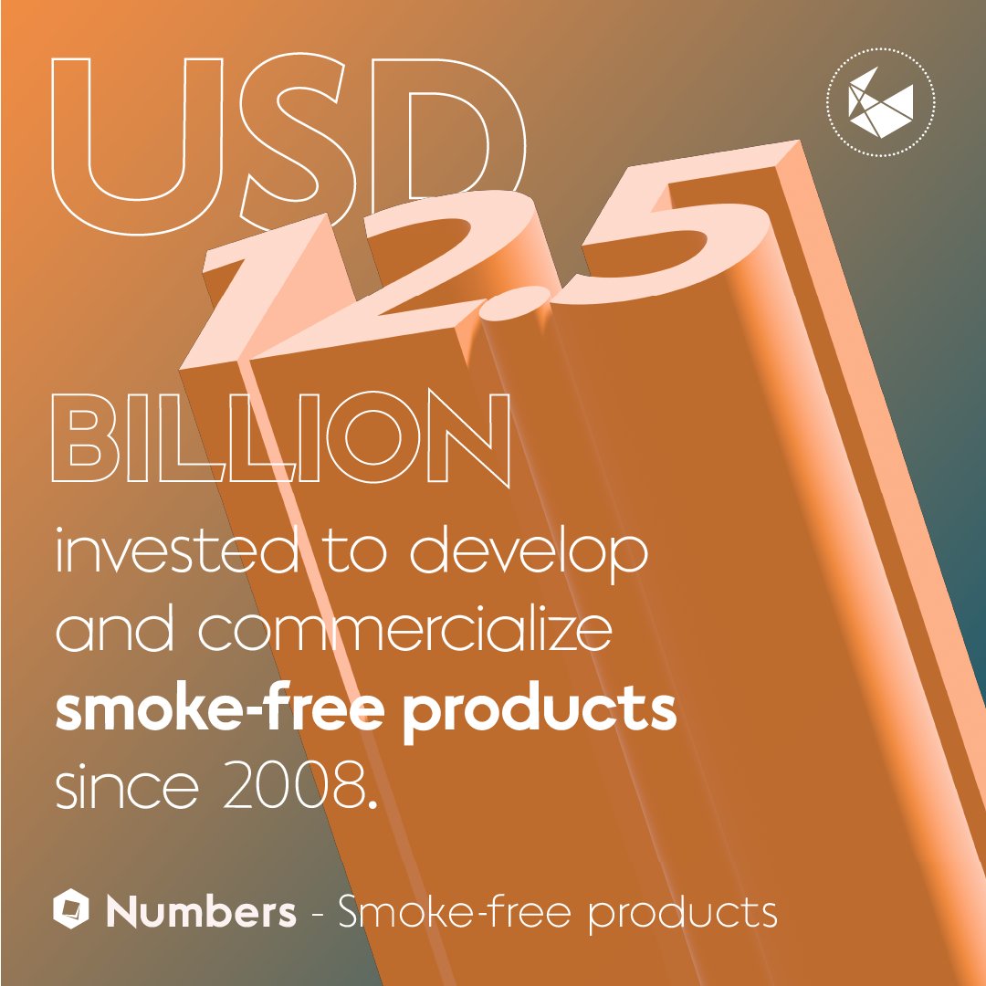 Since 2008, we have invested USD 12.5 billion to develop and commercialize our smoke-free products. This shows our commitment to a smoke-free future. In fact, by 2030, we aim to be a substantially smoke-free company. 

#InnovationInvestment #CompanyVision #SmokeFree #Investment