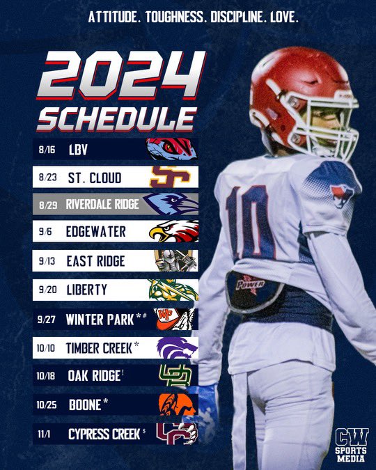 2024 Schedule Let’s Work! @FHS_Nation @JoeSaragusa @MatthewMurawsky @Noahlospinoso @Jordan_mar7inez