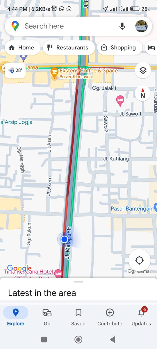 Jam 4.45 Macet di per4an blok O dari arah selatan. Kenapa ya @imambuu