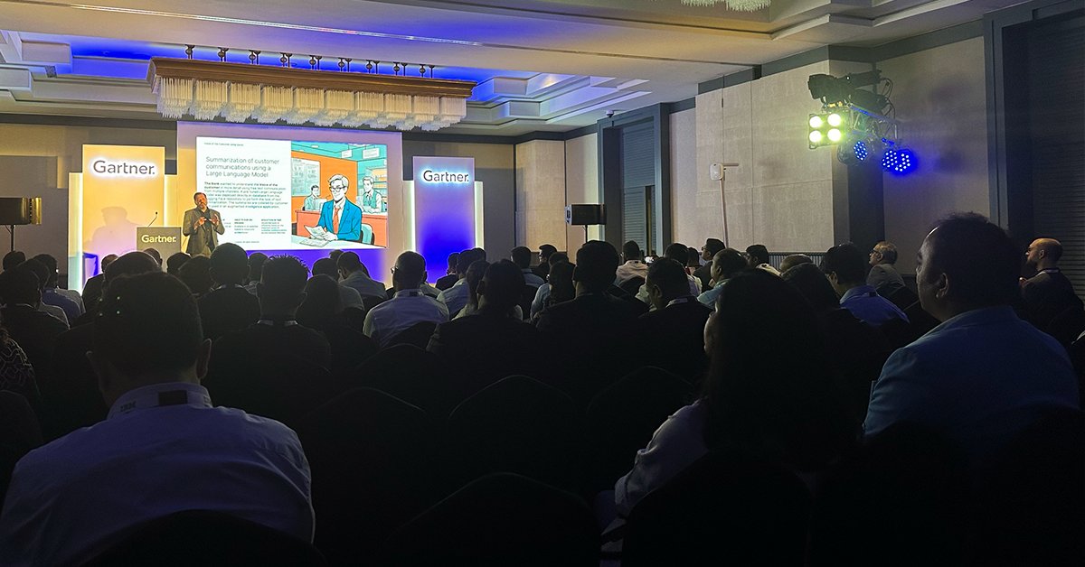 We were thrilled to exhibit at the Gartner Data & Analytics Summit 2024. A room full of attendees joined our session with Dr. Chris Hillman, Senior Director - Data Science International, on Delivering Trusted AI at Scale to Drive Business Value. Visit our Booth #216 now.