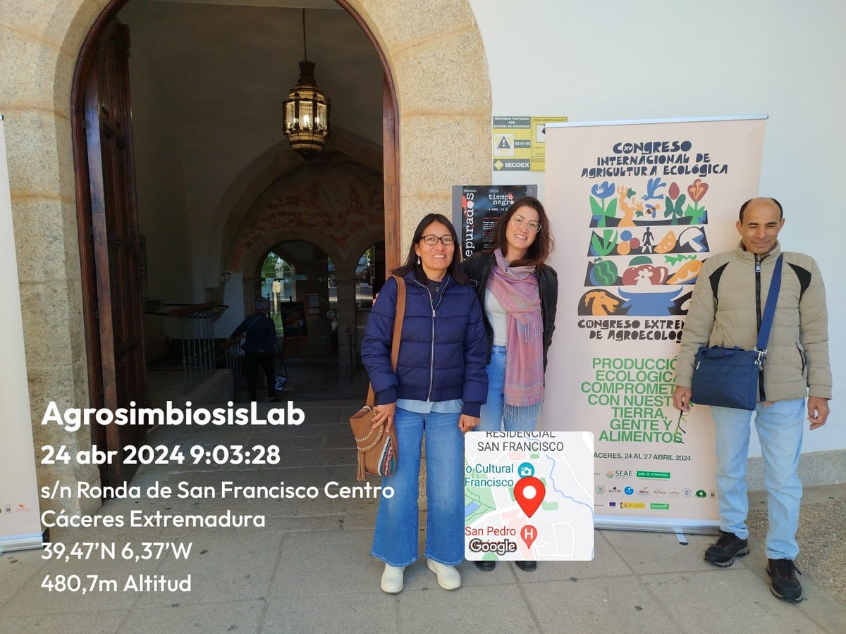 Hoy inició el Congreso Internacional de Agricultura Ecológica. Congreso Extremeño de Agroecología. Espacio de intercambio de experiencias e investigación Agroecológica desde diversos territorios. @FBiodiversidad @mitecogob @oficinamar #ProyectosFB #MIMArMEnor