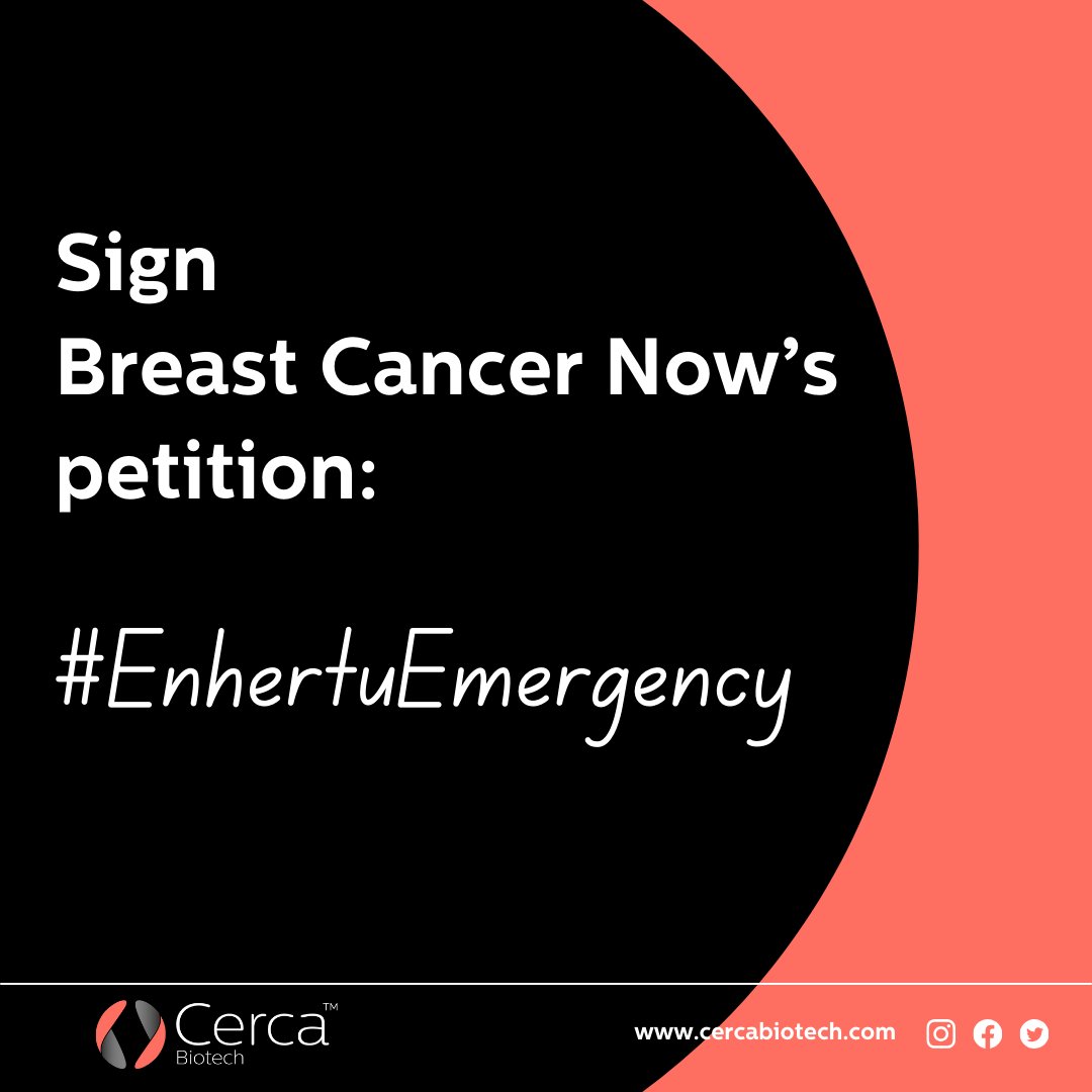 📢 Support @BreastCancerNow in urgently highlighting the issue of the #EnhertuEmergency for those with HER2-low breast cancer. Sign & share their petition to make Enhertu accessible on the NHS: bit.ly/3xGfAdI