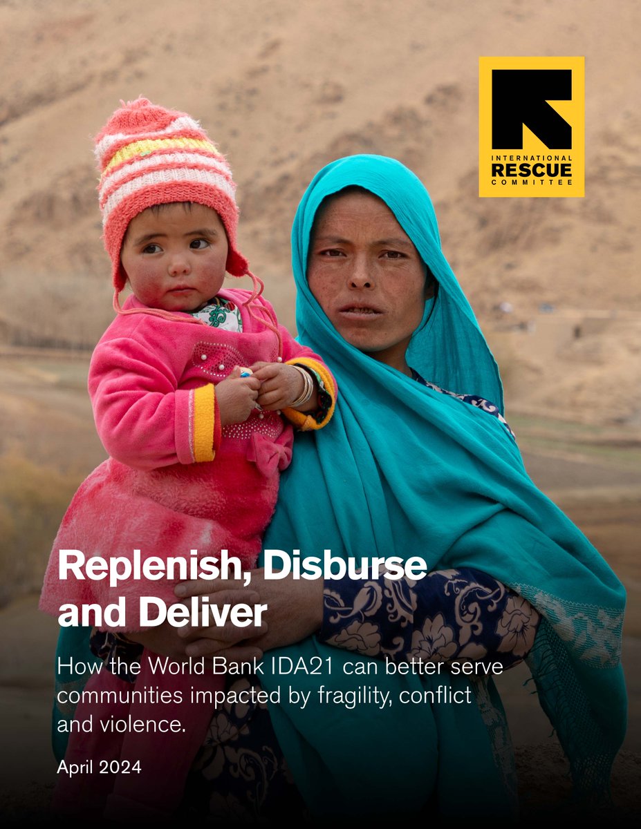 New report: Read the IRC's new briefing which explores the importance of the World Bank's International Development Association (IDA) as a source of finance for conflict-affected, least-developed countries. Download today⬇️ rescue.org/eu/report/repl…