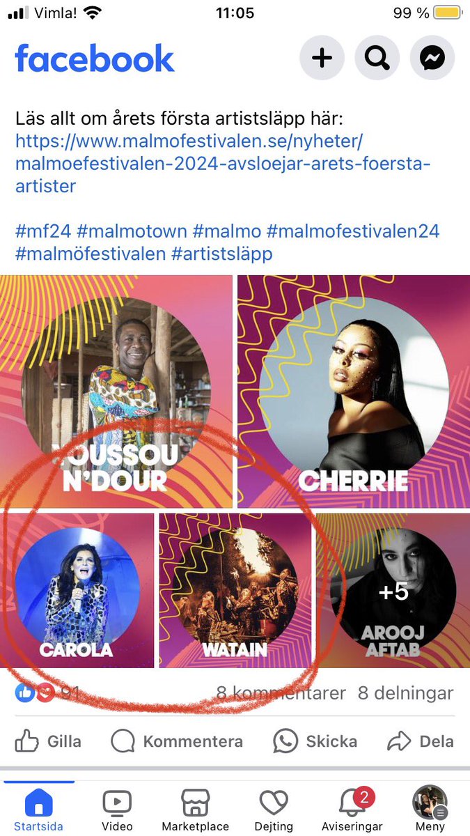 Go home Malmöfestivalen, you’re drunk.