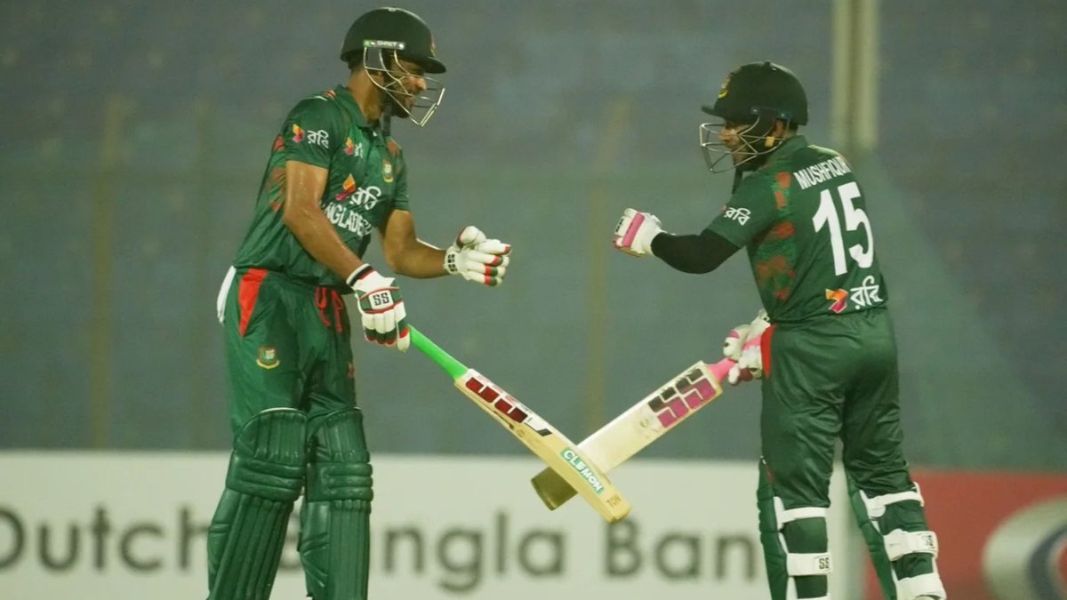 RArefin5's tweet photo. Najmul Hossain Shanto has led Bangladesh to a dominant six-wicket victory over Sri Lanka in the three-match ODI series opener at Zahur Ahmed Chowdhury Stadium in Chattogram.
$XTER https://t.co/EbEwlA8tdF