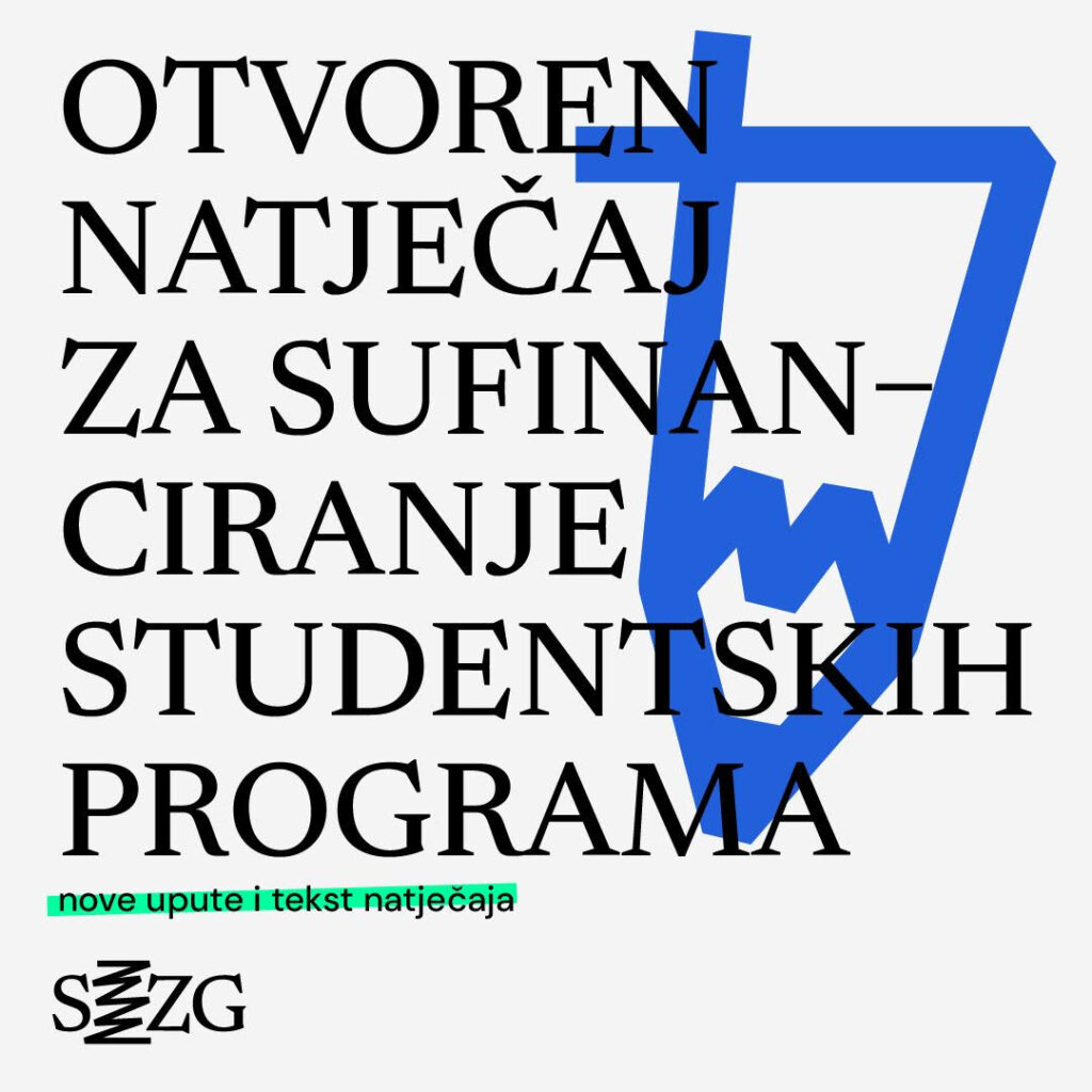 ❗️❗️ Studentski zbor Sveučilišta u Zagrebu raspisao je 𝗡𝗮𝘁𝗷𝗲𝗰̌𝗮𝗷 𝘇𝗮 𝘀𝘂𝗳𝗶𝗻𝗮𝗻𝗰𝗶𝗿𝗮𝗻𝗷𝗲 𝘀𝘁𝘂𝗱𝗲𝗻𝘁𝘀𝗸𝗶𝗵 𝗽𝗿𝗼𝗴𝗿𝗮𝗺𝗮 za kalendarsku 2024. godinu. 💯 🔗👉 t.ly/SSZG24 #UniZg #mojesveuciliste #sufinanciranje #studentskeaktivnosti