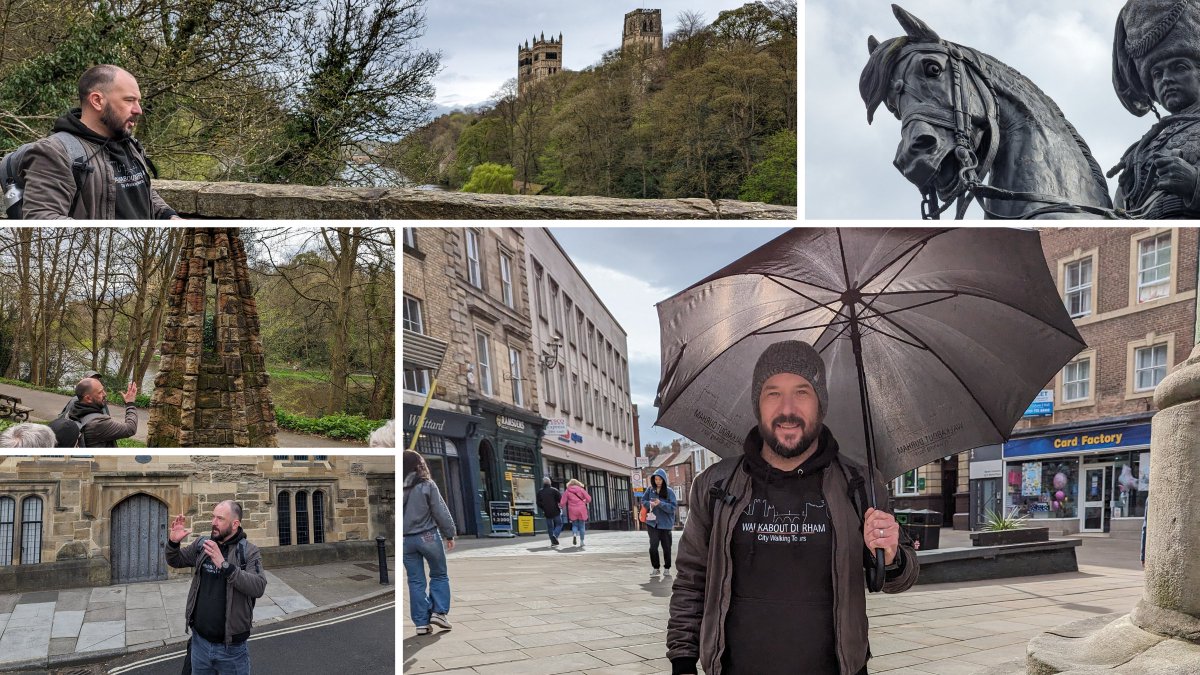 We were delighted when tour guide Peter invited us on one of his 1.5-hour @WalkaboutDurham history tours recently. We learnt so much, despite (or so we thought) already knowing #Durham well! With four different tours on offer, you can get all the info at walkaboutdurham.com.