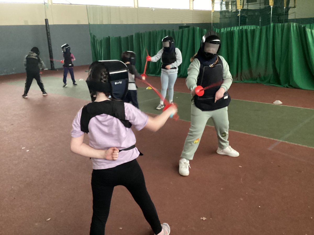 Fencing fun for Group 3 at PGL <a href="/GarswoodPrimary/">Garswood School</a>