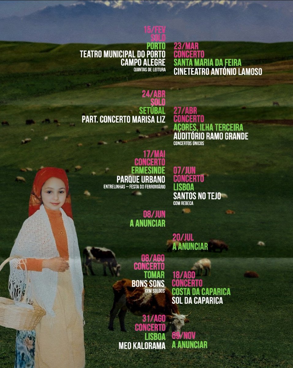 Novas datas 🫰 Tour 2024