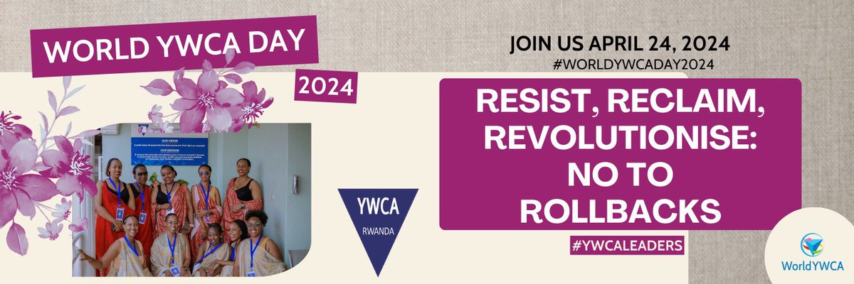 Happy #WorldYWCADay2024! Today, we unite to resist setbacks, reclaim our power, and revolutionize for a better future. Let’s celebrate the strength of female solidarity and empowerment. Join us in lifting each other on this special day. #ResistReclaimRevolutionize #YWCALeaders