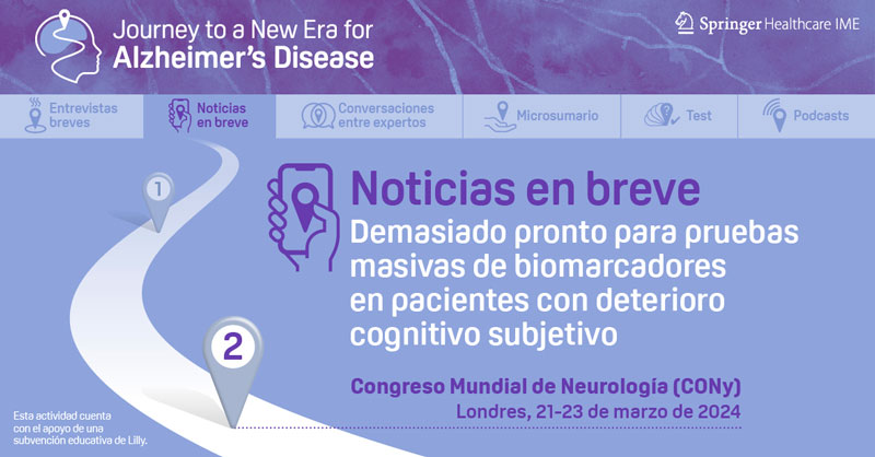 SpringerIME's tweet photo. Los biomarcadores podrían ser útiles para ayudar a algunos pacientes con declive cognitivo subjetivo a comprender mejor la patología de sus síntomas, pero se necesita más trabajo antes de realizar pruebas masivas.