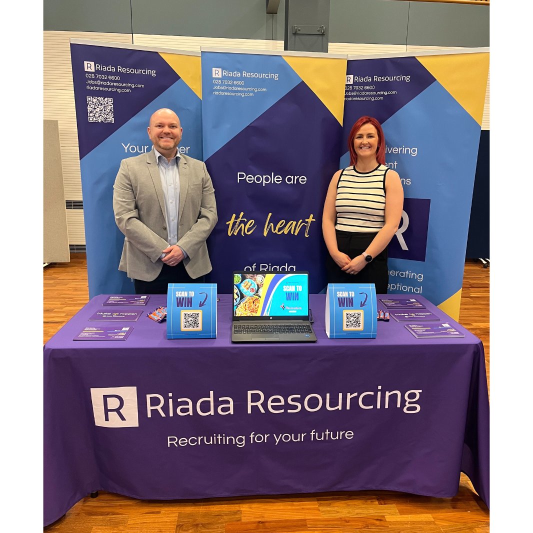Is your School attending the Coleraine Careers Convention at Ulster University today? 📣 Make sure to call and visit our Riada stand and you could be in with a chance to win a voucher for Nando's🥳 vacancies.riadaresourcing.com/vacancies/vaca… #nijobs