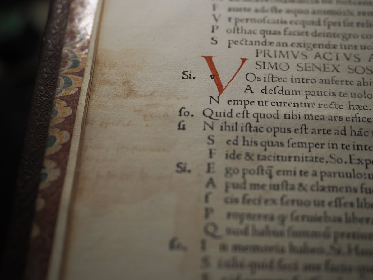 Publius Terentius Afer, Comoediae [Padua: B de Valdezoccho], 4 Aug 1474 @queenscollegeox sel.a.295 #incunable

'not in Panzer'

data.cerl.org/istc/it00068000