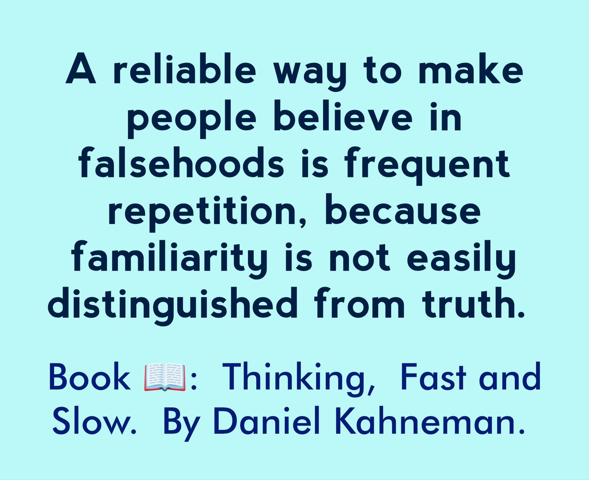 That's why you need to think through before accepting something as truth. 📚 Book; Thinking, Fast and Slow Book available at @NuriaStore @NuriaBooks
