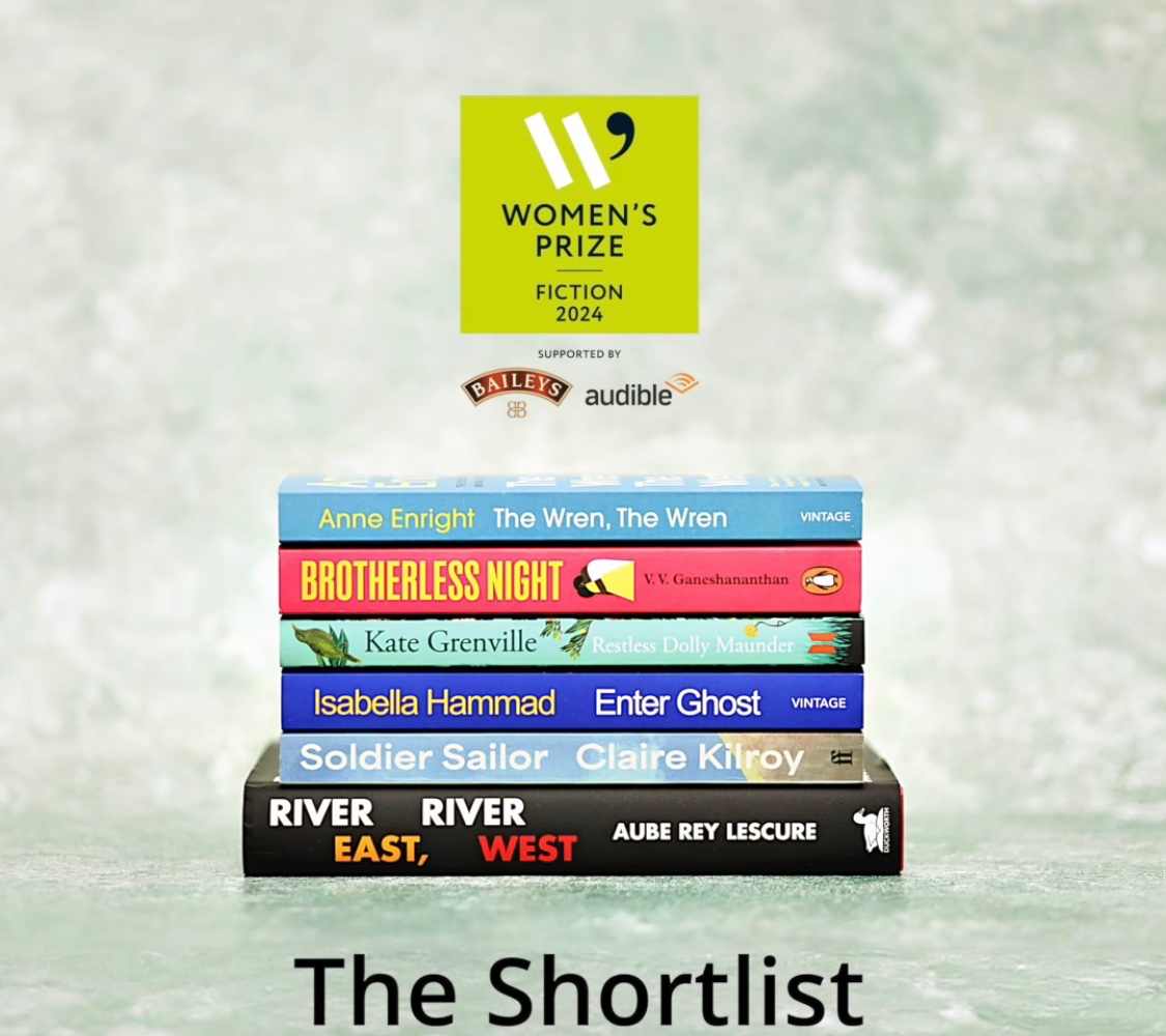 Impossible to describe the gratitude I feel: RIVER EAST, RIVER WEST has been shortlisted for the @WomensPrize. Being in the company of these authors I so love and admire is the greatest honor. Thank you to the judges, my incredible editors, and readers!!!!! 💛💛💛