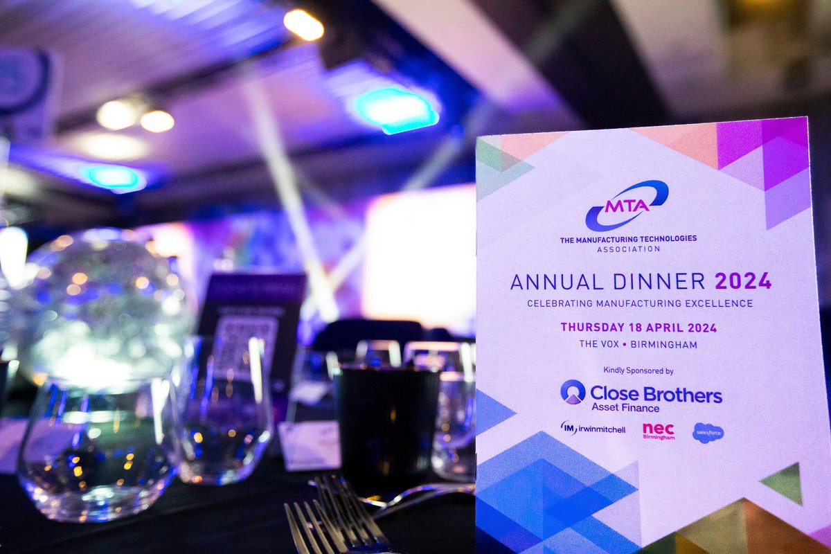 AdfieldGroup's tweet photo. We collaborated with the @mta_uk to organise their annual dinner event, which included event management, venue preparation, the design and branding of the event, audio and screen visuals.

Another successful event delivered by the Adfield team!

#events #ukmfg #b2b https://t.co/fqq7WpEl1O