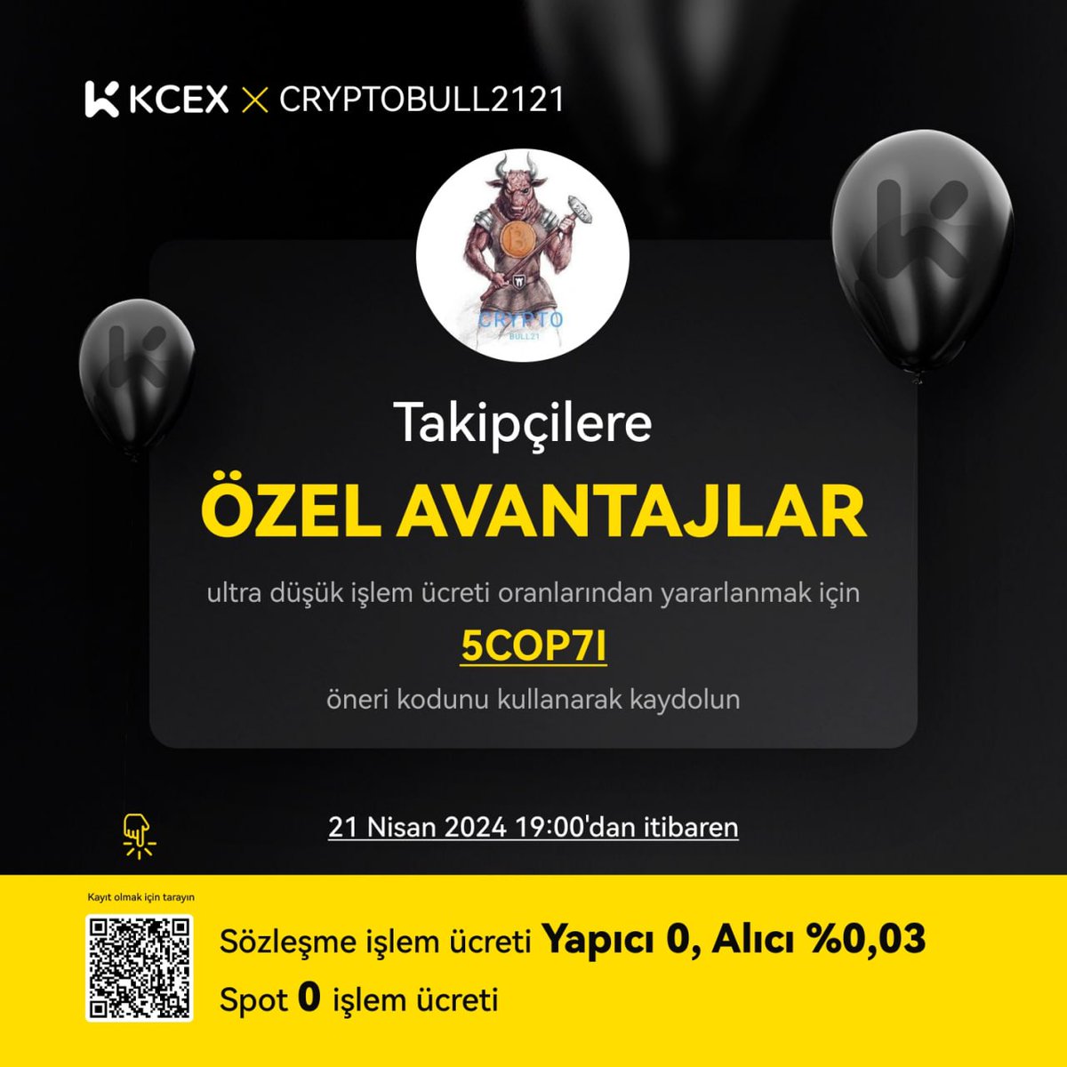 #kcex borsası Türkiye piyasasına iddialı girmeyi hedefliyor yeni kullanıcılara özel vadeli bonuslari ve etkinlikler yapacak zaman kaybetmeden yerinizi alın 👇
kcex.com/register?invit…
#bitcoin #Kcex #airdrop