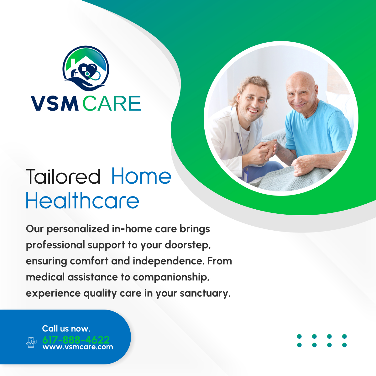 Experience tailored home healthcare with our professional support. From medical assistance to companionship, we bring quality care to your doorstep. 

#HomeHealthCare #WalthamMA #InHomeCare