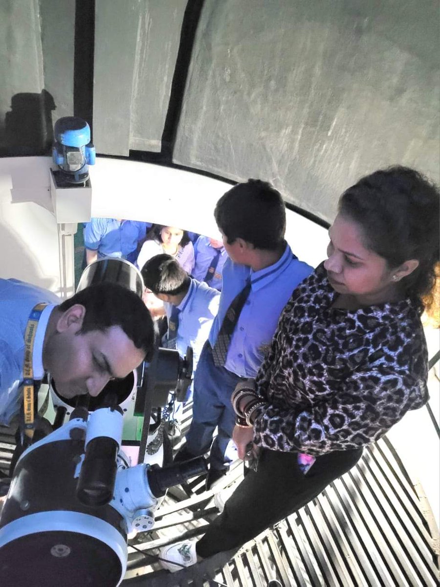 In an enriching educational experience, students of Grade VI of DCM Presidency School embarked upon a celestial journey as they visited the school observatory to witness the enchanting beauty of the planets and the moon. #BestSchoolInLudhiana #DCMP #astronomy