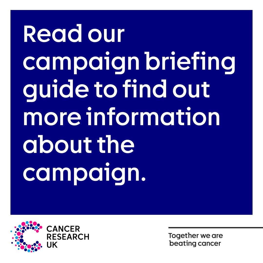We're currently running a public-facing early diagnosis campaign in Wales till the 26th May. Access our campaign briefing guide here to learn about how your practice can best prepare for and support the campaign > bit.ly/4aq6W1g @CRUKCymru