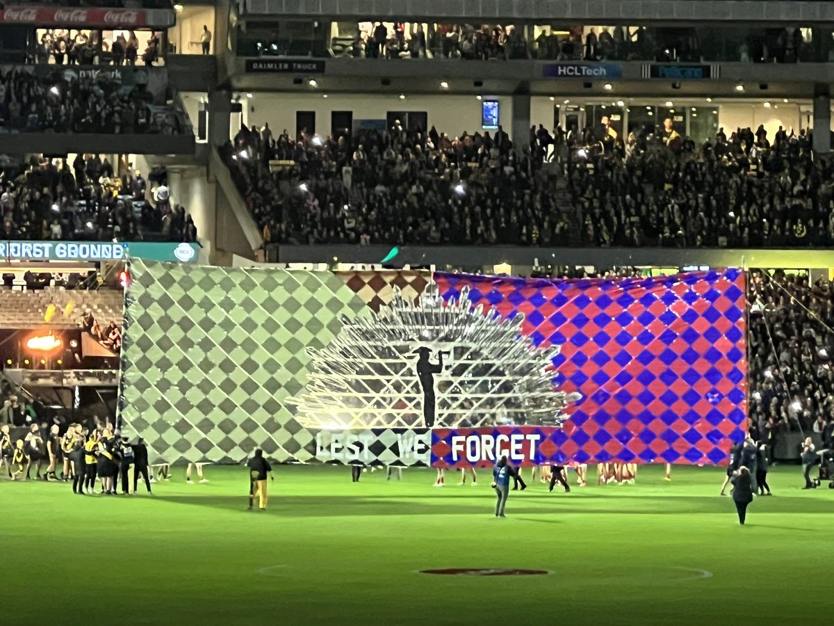 🐯Wonderful joint banner. 🙌🏼 #AFLTigersDees #GoTiges