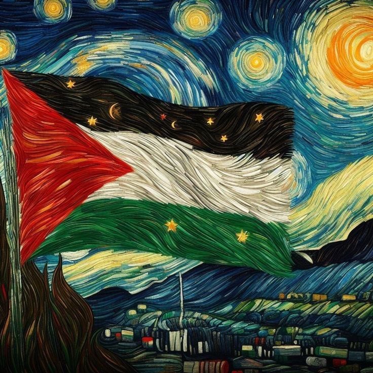 Custom Phone Strap cantikkkkkkkk buanget 🥹❤️ #Palestine #StarryNight #VincentVanGogh #beads