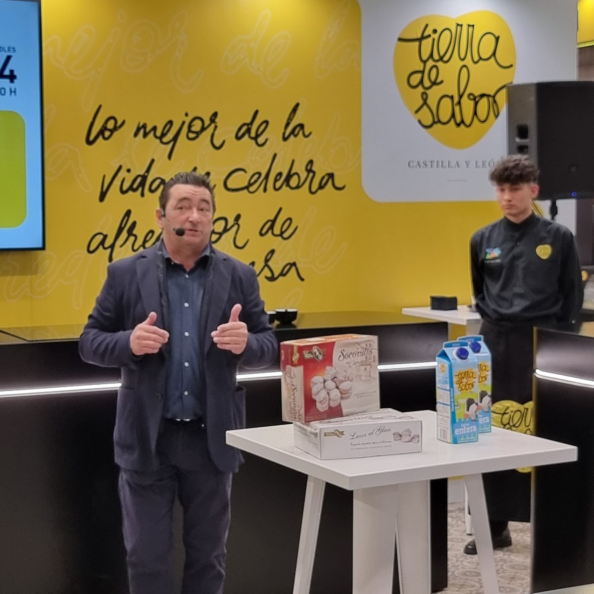 Pastas y hojaldres Uko en el escenario de @tierradesabor en el Salón Gourmets #SG25 Tierra de Sabor es un sello de garantía que desde 2009 impulsa el valor de las empresas agroalimentarias de Castilla y León.