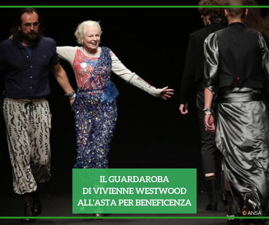 . @ChristiesInc metterà all'asta oltre 200 lotti del guardaroba personale della rivoluzionaria designer inglese e attivista #VivienneWestwood, per raccogliere fondi per le cause benefiche da lei sostenute. #ANSALifestyle ➡️ bit.ly/44am8xc