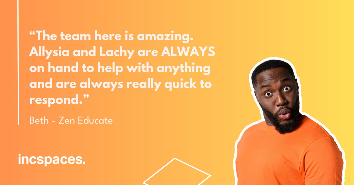 We have been out and about talking to our tenants to hear what they have to say about their offices and our lovely team who look after them. 

Here's what Beth had to say:

"We are so happy here and won't be leaving anytime soon!"