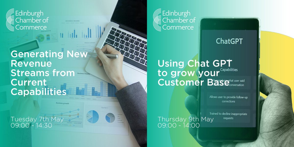 We've just launched two new courses focusing on revenue generation and using ChatGPT for business growth. Sign up now! Revenue generation: buff.ly/445OOaV ChatGPT for Business Growth: buff.ly/3UssYej