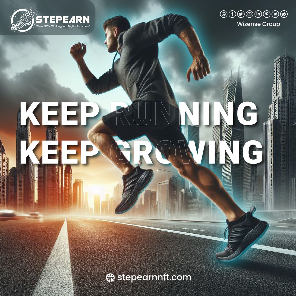 'Stride & Thrive 🏃‍♂️🌱: Keep Running, Keep Growing'