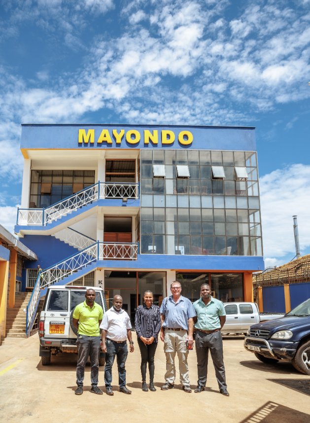 Gatsby consultants with the administration at Mayondo Engineering Works. #MAYONDO #BUBU #WOODWORK