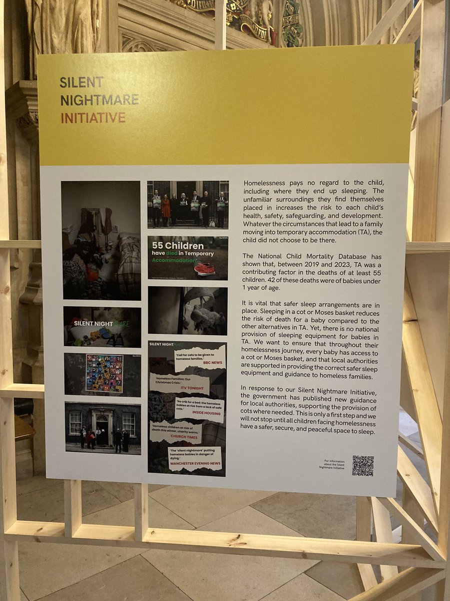 A really important exhibition in Parliament this week by @Anthony_Luvera & @TA_APPG on the hardship faced by the 109,000 households currently stuck in cramped Temporary Accommodation. With over 140,000 children living without a safe & secure home, it’s clear we are in a crisis.
